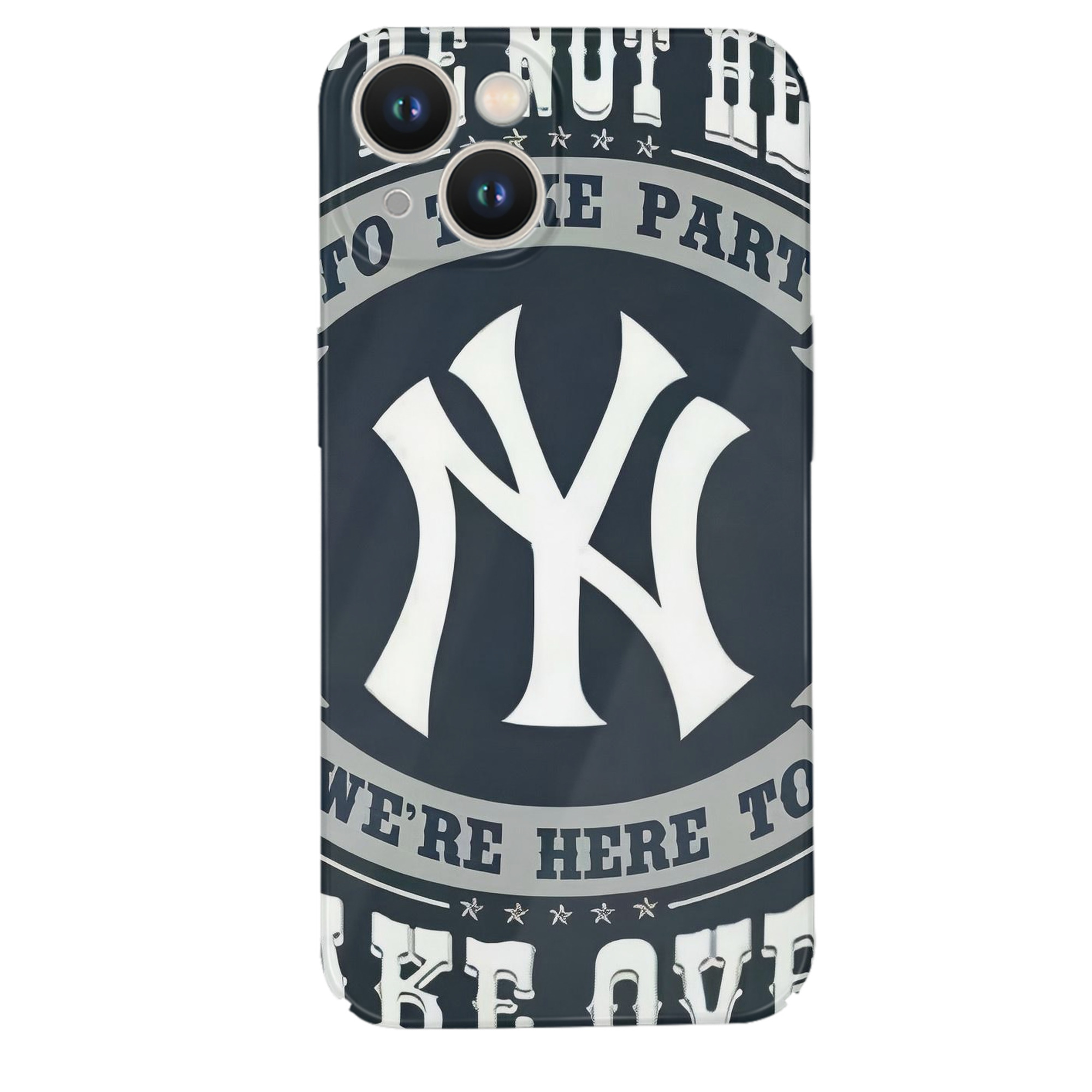 New York Yankees 302 IPhone 14 Series Full-Cover Hard Case – Shockproof With Raised Camera Protection – Precise Cutouts, Wireless Charging Compatible – Durable, Anti-Yellowing, Easy To Clean